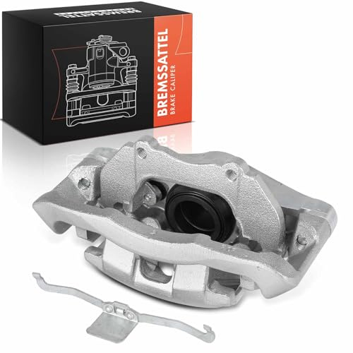 Frankberg Bremssattel Bremszange Vorne Links mit Halter (Lochabstand Halterung 90mm) Kompatibel mit 3 BL V50 545 MV C70 II S40 II V40 Cross Country Replace# 36000731
