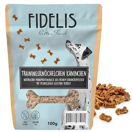 Fidelis – Trainingsknöchelchen Kaninchen (100g Tütchen)