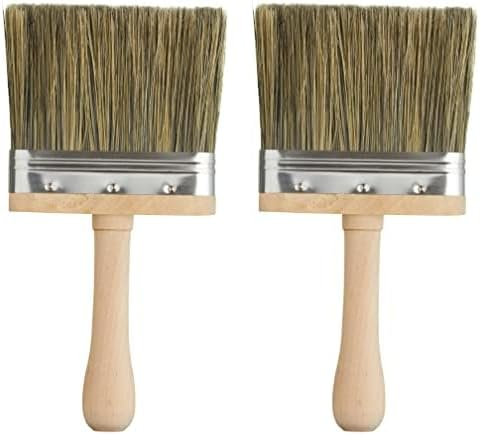 ProDec 4 inch Professional Dusting Brush for Surface Cleaning and Preparation For Painting Ideal for Curved and Moulded Surfaces including Skirting Board and Architrave, 4 100mm (Pack of 2)