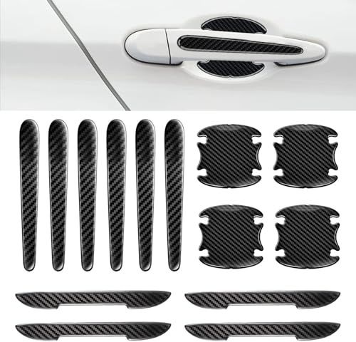 XoeLLe 14 Stück Autotür Kantenschutz, Türgriffe Schutz, Türschüssel Schutz, Hochwertiger Türkantenschutz, Exterior Car Stickers, Türgriff Schutzfolie