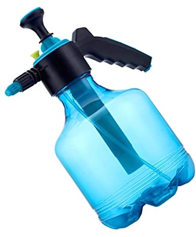 Regadera de Plástico de 3 L PP Pet Azul Pulverización a Presión | Pulverizador Agua Jardin, Gran Volumen, para Peluquería y Limpieza del Coche