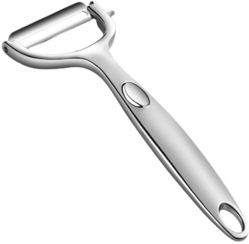 Pelador de patatas Pelador de verduras en forma de Y, Cocina Premium Pelador de frutas ultra afilado con cuchilla afilada de acero inoxidable para zanahorias, patatas, naranjas, cítricos