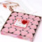 Mainiusi Velas de té con forma de corazón, color rosa, 50 unidades, pequeñas velas para boda, 1 hora de combustión, decoración romántica para compromiso, propuesta de matrimonio, Marry Me