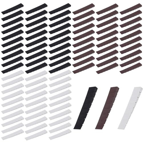 Cunei per Mobili, Cunei di Arresto, Cunei di Compensazione in Plastica, 90 Pezzi Spessori a Cuneo, Cunei Livellanti, Cunei Livellatori per Allineamento Mobili, Spessore di Livellamento Pavimento