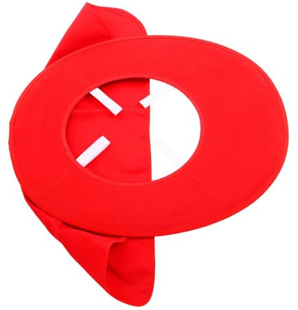 Couvre-Casque de Chantier Rouge Visière Soleil, Anti-UV