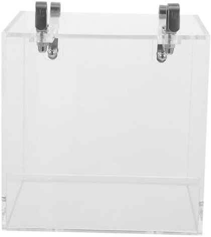 Abaodam Vogelbadewanne für Papageien Dekorative Duschbox für Vögel für Sandbäder Langlebiges Material Ansprechendes Design für Kleine bis Mittlere Vögel Geeignet