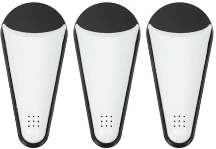 QUARKZMAN 3Pcs Porte-Ciseaux Magnétiques Blanc Noir | AVEC Trous de Drainage pour L'Organisation Du Réfrigérateur de Cuisine
