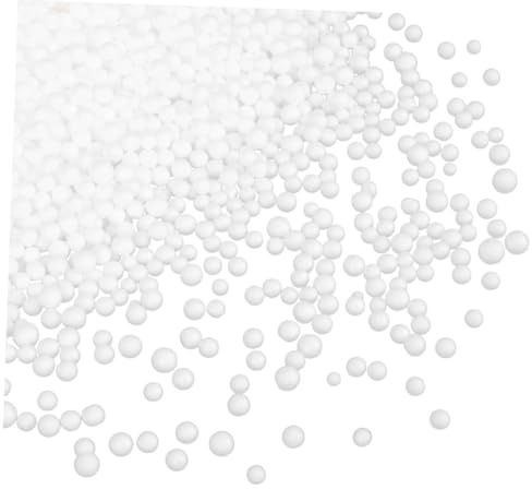 Garneck Bean Bag Chair Foam Beads Filling White Odorless Foam Particles for Couch Cushion Refill Comfortable Support Bean Bag Chair Accessory