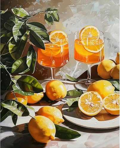Maysurban Peinture par Numéros Adultes,Kit de Peinture à l'huile DIY pour Débutants et Eenfants,sans Cadre 30x40cm,La belle vie