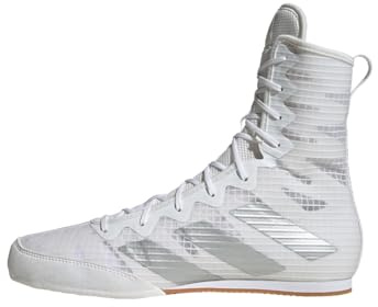adidas Box Hog 4 skor, Ftwr Vit Silver Met Core Svart, 46 EU