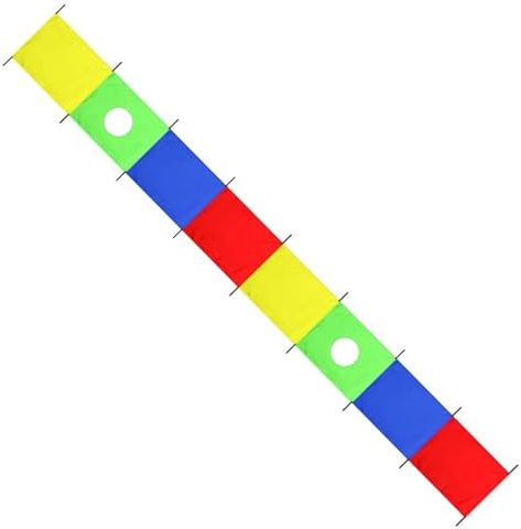 Paracadute Da Gioco,Attrezzatura Da Gioco 5,5 x 0,9 m,Giocattoli Paracadute - Per Giardino Sport Ginnastica Bambini Attività Giochi Outdoor Team Building
