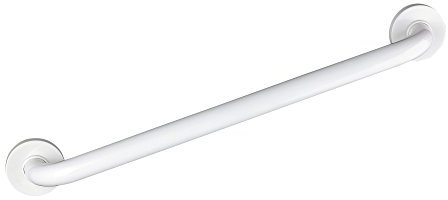 Ridder A00160101 Maniglione per vasca da bagno in acciaio rivestito, 60 cm, colore: Bianco