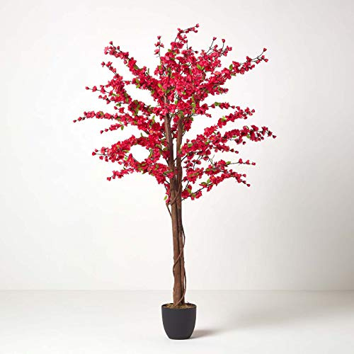 HOMESCAPES Kunstbaum Kirschblüten Pink 153 cm
