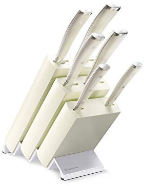 WÜSTHOF Classic Ikon Crème Messerblock mit 6 Messern