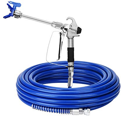 MOPEI Airless-Farbspritzpistole und Schlauchsatz mit 517-Sprühdüse und 20 cm Verlängerungsstange