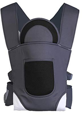 WONOOS Babytrage, ergonomischer Hüftsitz, verstellbare Multifunktion, Babytrage für Vorder- und Rucksack, abnehmbare Babytrage