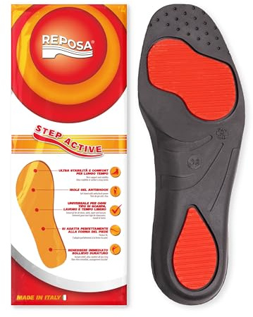 REPOSA Step Active innersula, svart, 46 EU