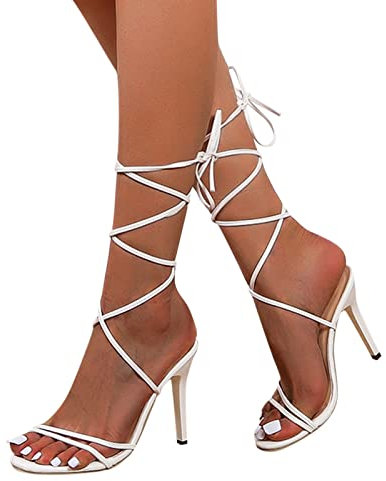 Elegant Damenschuhe Hochzeit Party Sandaletten - Hohe Absatz Sommerschuhe mit Blockabsatz - Sexy High Heels