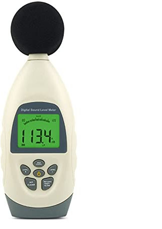 ACiyD Décibelmètre Lecteur de Niveau sonore Compteur de Bruit de Haute précision Décibelmètre Testeur de Bruit Testeur de décibel Portable pour la Surveillance de la Pollution sonore