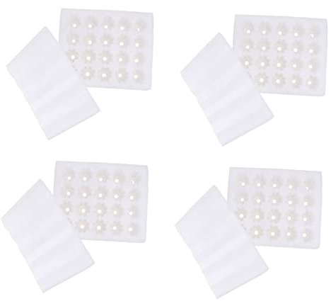 Cabilock 4piezas Bandejas Para Empaquetar Huevos Diy Unidades Con Tapa Para Exteriores Material Grueso y Elástico