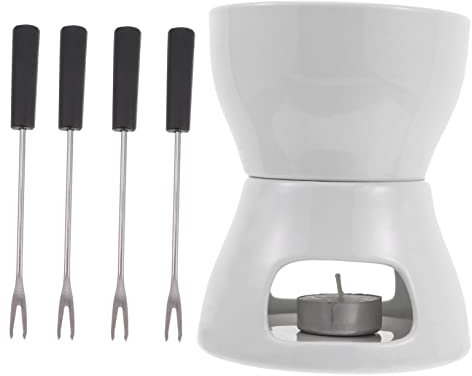 BESTonZON 1satz Ceramic Fondue Schokoladenfondue-topf Für Butter Käse Schokolade Für Personen Langlebig Und Robust Für Küche Und Partys