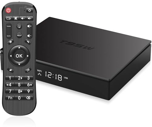 Android 11.0 TV Box 4GB RAM 32GB ROM S905W2 Quad-Core Support 2.4/5GHz WiFi BT5.0 Box Android TV HD 4K HDMI2.1 Smart TV Box