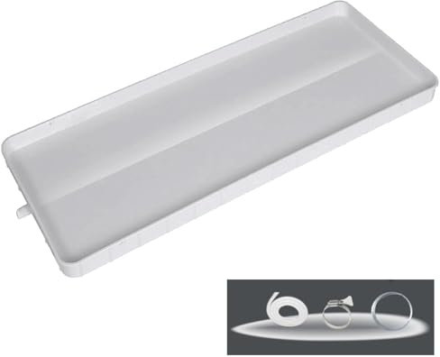 SenhE Condensate Drain Pan, Air Conditioner Drip Pan with Drain Tubing, Portable Air Conditioners Tray Condensate Water Drip Tray, for Air-Conditioning Fan Coil Unit