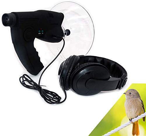 MYVVKIA Tragbares Parabolmikrofon-Monokular, Monokular X8 Bionic Ear Vergrößernder Monokular-Schallverstärker, Abhörgerät mit großer Reichweite für Outdoor-Aktivitäten und Famili