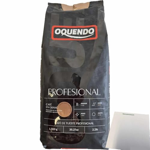 usy Bundle für Cafe Oquendo Profesional Café En Grano Kaffeebohnen (1kg Beutel) + usy Block