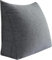 strusery Cuscino triangolare a cuneo, comodo, in lino, per leggere o sedersi, cuscino di supporto versatile per divano, letto e relax (Ma Grey, 45 x 20 x 35 cm)
