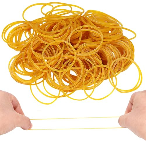 1800PCS Elastic Bands Small Rubber Bands Natural Rubber Band Heavy Duty High Ductility for Home DIY Handmade Office and Stationery School and Learning Outdoor and Creative Use 38mm