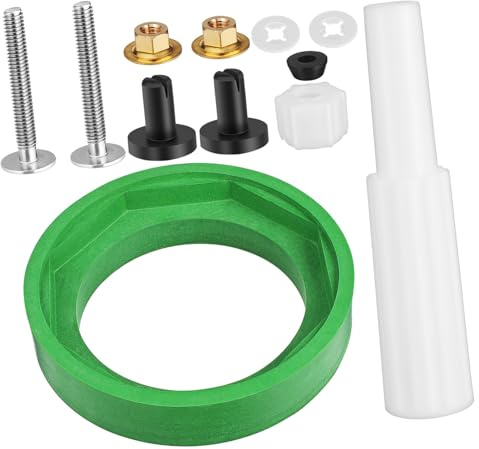 Toddmomy Toiletten dichtungssatz Nbr gummi Tank bowl Dichtung Kit mit Befestigung für Wc Reparatur Sanitär Abdichtung Langlebig und Auslaufsicher Geeignet für Standard spülkästen