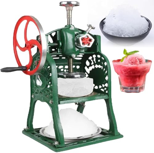 Máquina Trituradora De Hielo Manual, Máquina Trituradora De Hielo Manual, Máquina Trituradora De Hielo Con Manivela, Eficiente Para Triturar Y Raspar Hielo, Para Restaurantes De Ollas Calientes