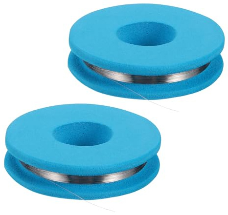 MECCANIXITY 2 cables de nicromo de 40 AWG, 66 pies Cr20Ni80 para reparación de componentes electrónicos, color azul