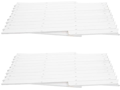 NUOBESTY 2 Paneles de Valla de Celosía Extensible de Madera de Color Claro para Jardín y Hogar, Enrejado Ajustable para Plantas Trepadoras como Rosas y Enredaderas