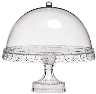 Premier Housewares 805076 - Soporte para Tartas con Tapa abovedada, acrílico