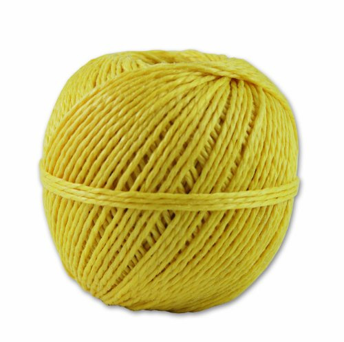 Chapuis PPV1J Cordel de polipropileno - 39 kg - Titulación 2/1800 - Diámetro 1,6 mm - 100 g - Largo 90 m - Amarillo
