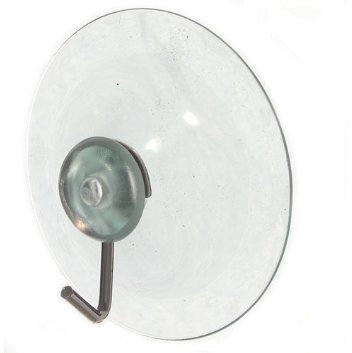 Lot von 200 Saug Sucker Fenster Haken Klar Draht Haken 50Mm