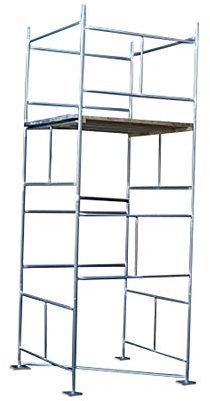 Toptower Classic 4.65m (WH) DIY Galvanised Scaffold Tower 4' x 4' Base Size