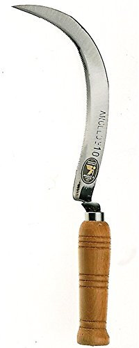 FALCIOLA DENTATA 10/0 CON SCALINO PER GIARDINO AGR