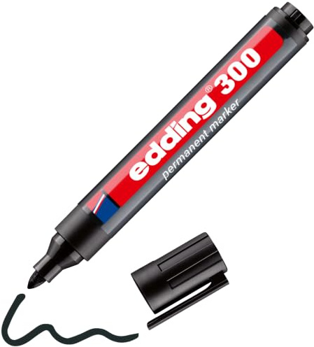 edding 300 Permanent Marker, Svart