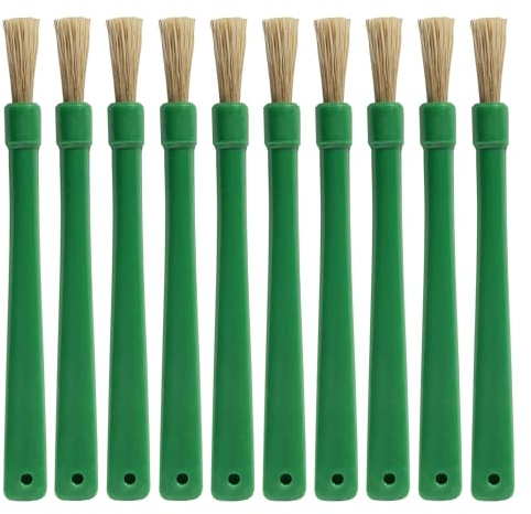 SPI - Pack of 10 Plastic Flux or Glue Brushes - Perfect for Accurate and Mess-Free Application of Adhesives and Fluxes in DIY and Professional Projects - SEL5207