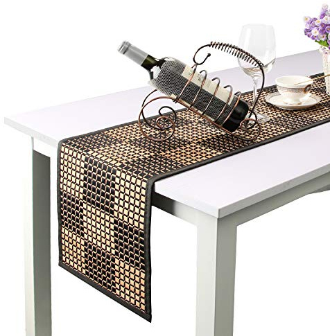 Tapis et Plateau en Bambou pour Table à Manger, Plateau 275cm de Long, Plateau de Cuisine de Style Ferme