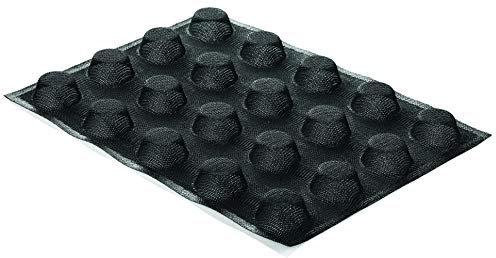 Silikomart | Micro-Formas de Silicona Perforadas, Molde Redondo, Medidas 400 x 300 x 22 mm,