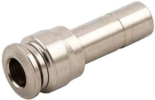 RS PRO Steckfitting, Rohr-zu-Rohr, Messing vernickelt, 20bar, Packung a 10 Stück