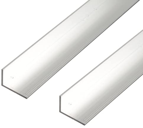 Alberts 497507 Winkelprofil | Aluminium, natur | 1000 x 50 x 30 mm | 2er Set