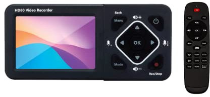 TEC Full HD 1080P HDMI Video/Game Capture Recorder 1080p 60fps Live Streaming Gerät TMREC-FHD3 HDMI Loop-Through kompatibel, AV Analog kompatibel | für Gaming, für Live Streaming, für Aufnahmen