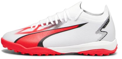 Puma Ultra Match TT, Fussballschuh, Puma White-Puma Black-FIRE Orchid,