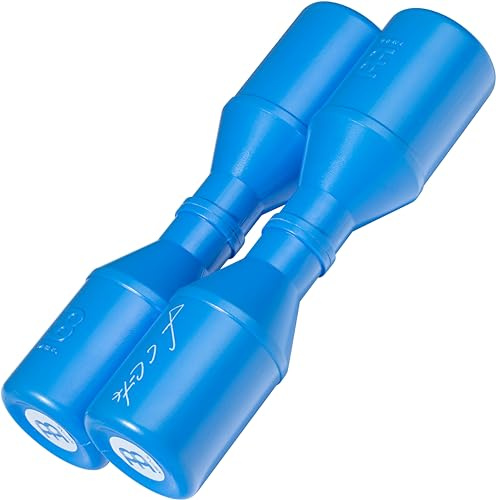 Meinl Percussion Shaker Luis Conte - Medium Live- Artist Series Doppel-Shaker - 17 cm Länge - Musikinstrument - Kunststoff, Glacier Blue (SH4GB)