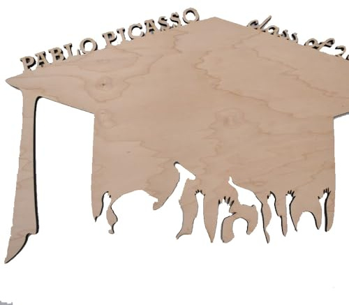 H HAVOLY Blank Class of 2026 Grad Cap Cutout Graduation Guest Book Alternative Collect Signatures Autographs Advice & Well Wishes at Your Grad Party (18.5” x 11.5”)